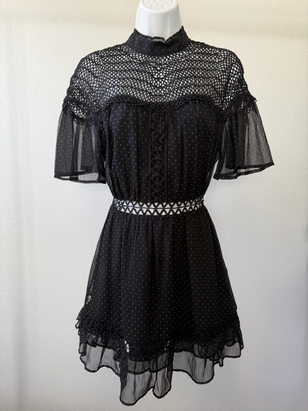 Revolve Talulah Black Dress with Cutouts